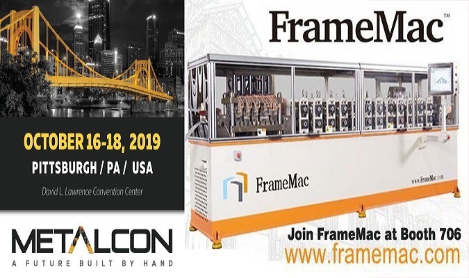 美国 Metalcon 2019 FRAMEMAC 参展